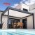 Outdoor Aluminium Louvered Pergola Cover Garden Patio Poolside Waterproof Customized Pavilion Gazebo Retractable Pergola