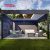 3X3M 3X4M 4X6M Electric Motorized Bioclimatic Gazebo Roof Cover Garden Patio Backyard Retractable Pergola