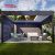 Shading and Ventilating Garden Patio Balcony Pergola Set with innovative Design and Smart Functionality Retractable Pergola
