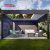 Bioclimatic Metal Pergola Roof Modern Gardens Waterproof Design Ideal Outdoor Dining Poolside Lounging Retractable Pergola