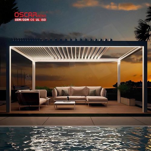 Canopy Grape Trellis European  Style Elegant Garden Patio Gazebo Pergola Backyard Poolside Picnic Area Retractable Pergola