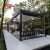 Waterproof Rotating Outdoor Electric Led Louvered Aluminum Patio Rain Cover Garden Balcony Terrace Retractable Pergola