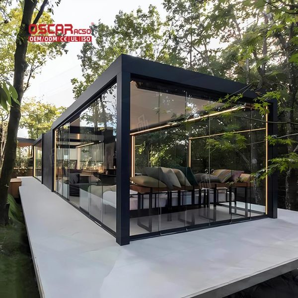Energy – Saving Waterproof Led Strip Light Kit Outdoor Patio Balcony Commercial Use Retractable Pergola