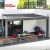 Waterproof Motorized Solar Outdoor Covered Structure with Side Curtain Garden Patio Backyard Retractable Pergola