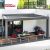 Aluminum Louvered Waterproof Pergola with Blind House Garden Patio European Style Outdoor Shading Solution Retractable Pergola