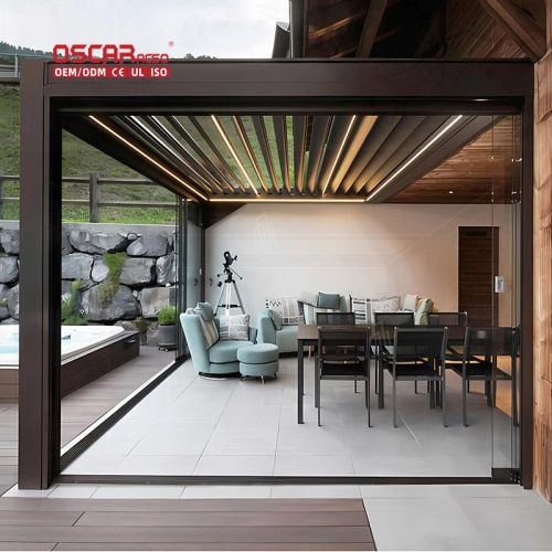 Sun - Blocking Privacy - Offering Metal Outdoor Shades Backyard Patio and Garden Retractable Pergola