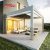 Electric Opening Waterproof Louvered Roof Garden Patio Balcony Outdoor Bioclimatic Shading Structure Retractable Pergola