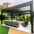 3X4M Outdoor Electric Aluminum Pergola Bioclimatic Gazebo in Poolside Garden Backyard Retractable Pergola