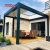 Screen Waterproof Louvered Outdoor Aluminum Pergola with Adjustable Louvers Motorized Garden Patio Balcony Retractable Pergola