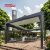 Outdoor Aluminum Pergola with Waterproof Roof and Opening Blinds Ideal Garden Terrace Patio Retractable Pergola