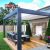 Weather - Resistant Sturdy Outdoor Aluminum Structure Patio Garden Courtyard in Turkey Retractable Pergola