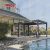Sturdy Lightweight Outdoor Aluminum Structure Patio Gazebo Garden Terrace Backyard in Turkey Retractable Pergola
