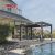 Outdoor Aluminum Pergola with Uv Protection and Wind Resistance Stylish Durable Garden Patio Resort Retractable Pergola