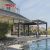 4X3 Outdoor Louvered Aluminum Canopy Garden Patio Balcony Bioclimatic Pergola Awning Kits Roof System Retractable Pergola