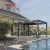 Portable Bioclimatic Outdoor Shade Structures Garden Terrace Lawn Alu - Style Pergolas Retractable Pergola