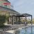 and Ventilated Patio Pergola and Gazebo Set Backyard Garden and Poolside Diy with Bioclimate Function Retractable Pergola