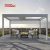 Modern Design Bioclimatic Motorized Adjustable Roof Outdoor Shade Structure Garden Patio Backyard 4X4 Retractable Pergola