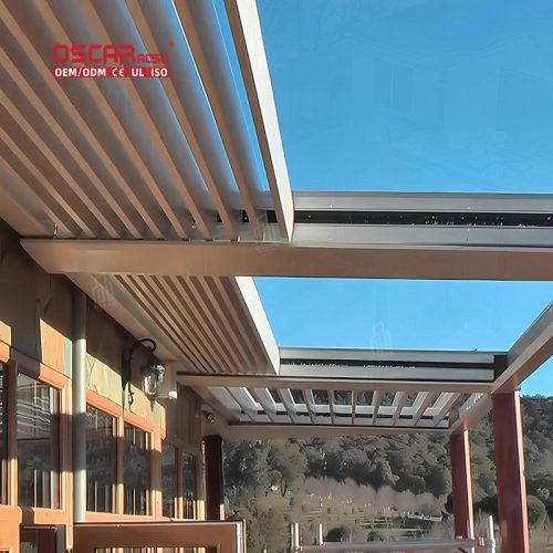 Energy - Saving Features Creative Modern Lighting Solution Ideal Commercial Spaces Outdoor Gardens Lounges Retractable Pergola