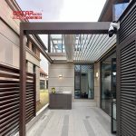 Strip Light Kit Aluminium Louvre Pergola Ideal Commercial and Outdoor Spaces Decorative Lighting Solution Retractable Pergola