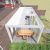 Outdoor Louvered Cover with Led Light Terrace Patio Garden Retractable Pergola