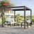 Hot Selling Modern Aluminium Glass Pergola House Garden Building with Aluminium Frame and Glass Design Retractable Pergola