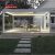 Rotating Outdoor Aluminum Louver Roof with Electric Led Patio Rain Cover in Backyard Garden Courtyard Retractable Pergola