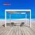 Sturdy Lightweight Outdoor Aluminum Structure Patio Gazebo Garden Terrace Backyard in Turkey Retractable Pergola