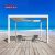 Popular Manual & Motorized Waterproof Louvered Aluminium Outdoor Pergola Garden Patio Terrace Retractable Pergola