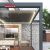 Waterproof Motorized Outdoor Aluminium Louver Roof System Kits Garden Patio Balcony Retractable Pergola