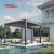 Outdoor Waterproof Electric Aluminium Pergola Shutter Garden Terrace Roof Ideal Outdoor Living Retractable Pergola