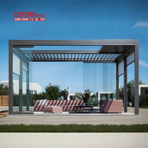 Led Strip Light Kit Commercial Aluminium Louvre Pergola Decorative Lighting Outdoor Patio Garden Retractable Pergola