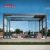 Rainproof Electric Aluminum Slats Louvered Pergola Garden Patio Balcony Eco - Friendly Bioclimatic Retractable Pergola