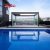 Outdoor Aluminium Pvc Zipped Curtains Pergola with Columns Veranda Roof Canopy Ideal Garden Patio Balcony Retractable Pergola