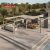 Adjustable Waterproof Motorized Louvered Aluminium Pergola with Screen Garden Patio Pool in Europe Retractable Pergola