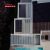 Waterproof Breathable Outdoor Aluminium Structure 5X4 Garden Patio Backyard Pavilion Gazebo Retractable Pergola