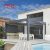 High Quality Aluminium Frames 10M Outdoor Structure with Drop Sides Garden Patio Backyard Retractable Pergola