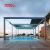 5X5M Motorized Waterproof Automatic Louvers Outdoor Shading Patio Relaxing Backyard Pergola Kits Retractable Pergola