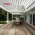 Adjustable Rotating Outdoor Wood Pergola Garden Patio Balcony 6X4 European Style Retractable Pergola