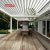 Modern Outdoor Aluminium Pergola with Waterproof Roof Garden Patio Backyard Outdoor Shelter Structure Retractable Pergola
