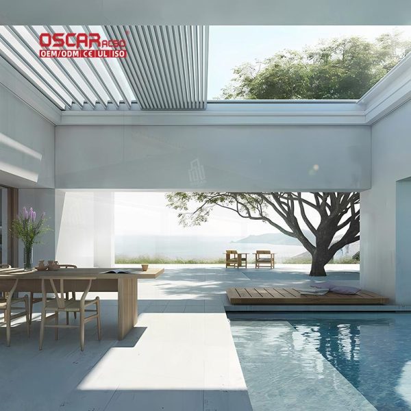 Pergola Gazebos Outdoor Awning with Adjustable Ventilation and Sun Protection Ideal Backyard Patio Garden Retractable Pergola
