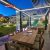 Waterproof Motorized Adjustable Backyard Pergola with Louvre Roof Garden Patio Outdoor Retractable Pergola