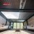 2021 New Aluminum Arches Arbours Pergolas with Linear Led Lights Outdoor Garden Patio Decoration Retractable Pergola