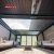 Electric Bioclimatic Louvered Outdoor Cover with Zip Screen Backyard Patio Garden Outdoor Pergola Retractable Pergola