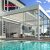 Electric Louvre Roof Outdoor Garden Yard Waterproof Aluminum Pergola Gazebo Ideal Patio Backyard Picnic Retractable Pergola