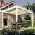 Bioclimatic Motorized Aluminium Louvered Structure with Louvers Side Screens For Garden Patio Backyard Retractable Pergola