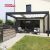 Customized Remote - Controlled Outdoor Louvered Roof Kit System Gardens Patios Backyards Retractable Pergola
