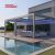 Modern Luxury Waterproof Aluminum Opening Roof Louver Gazebo Patio Backyard Garden Retractable Pergola