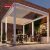 Design Motorized Bioclimatic Aluminium Louver Shade Structure with Led Lighting Patio Garden Backyard Use Retractable Pergola