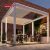 Outdoor Waterproof Free - Standing Louvered Bioclimatic Roof Garden Patio Backyard Retractable Pergola