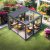 Waterproof Louvered Aluminum Roof System Garden Pavilion with Led Lights Ideal Backyard Patio Balcony Retractable Pergola